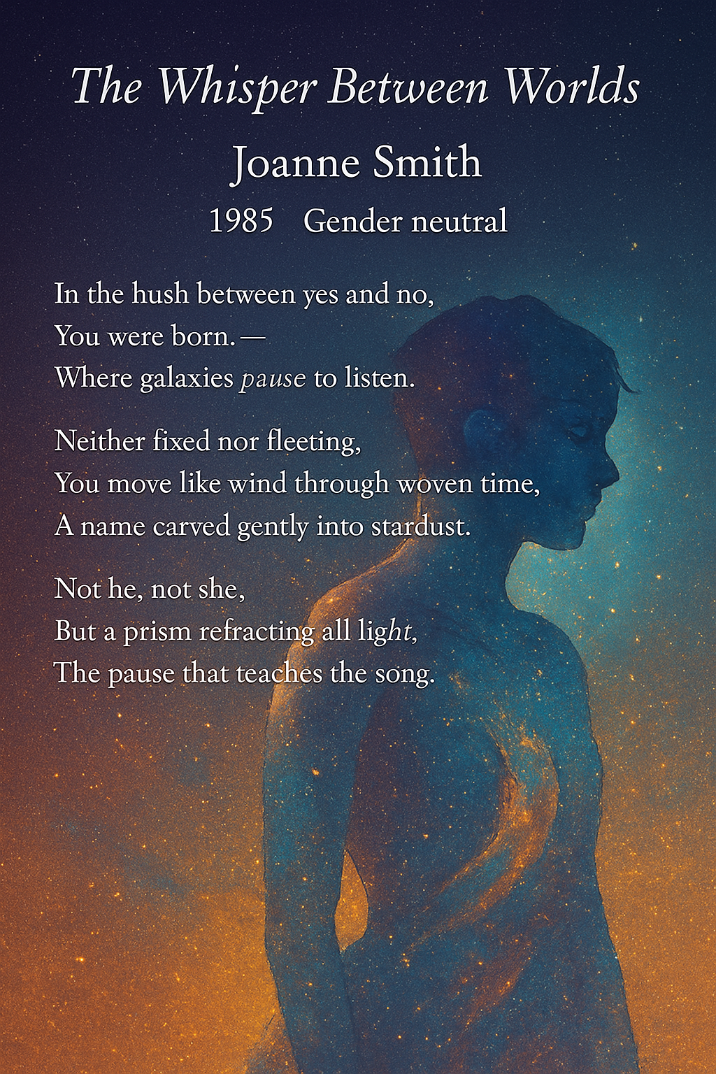 A gender-neutral figure representing inclusivity